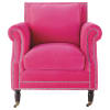 Sessel Velours fuchsia - Baudelaire